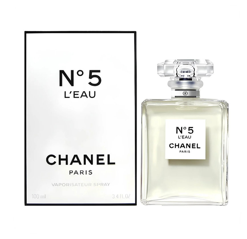 CHANEL N°5 L'EAU Eau de Toilette for Women 3.4 oz / 100ml - Exquisite Floral Perfume