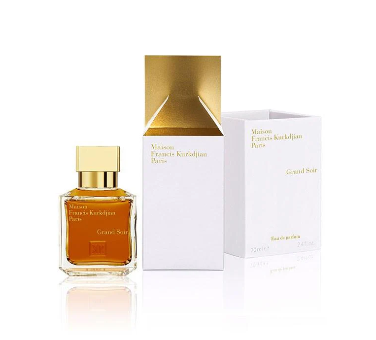 Maison Francis Kurkdjian Grand Soir Eau de Parfum Spray 70ml / 2.4 fl oz – Luxury Amber Vanilla Unisex Perfume