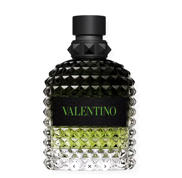 Valentino Uomo Born In Roma Green Stravaganza Eau De Toilette Spray for Men 3.4 oz / 100ml - Luxury Fresh Woody Cologne
