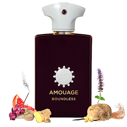 Amouage Boundless  – Luxury Woody Spicy Fragrance for Men & Women Eau de Parfum 100ml (3.3 fl oz)