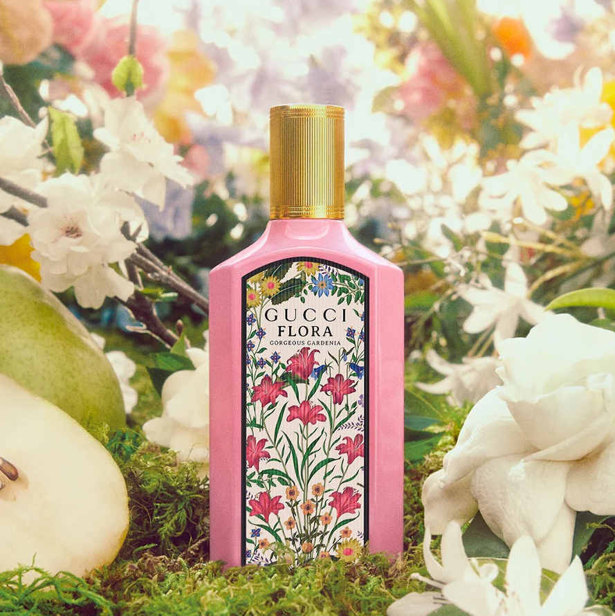 Gucci Flora Gorgeous Gardenia Eau de Parfum for Women 3.3 oz / 100ml - Floral Fruity Premium Perfume