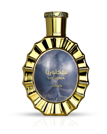 Lattafa Victoria Eau de Parfum 3.4 Fl Oz / 100ml - Premium Citrus Creamy Floral Unisex Fragrance