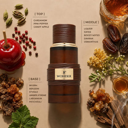 French Avenue 8th Wonder Extrait de Parfum 3.4 Fl Oz / 100ml - Seductive Spicy Oriental Woody Unisex Fragrance