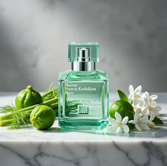 Maison Francis Kurkdjian Aqua Media Cologne forte Eau de Parfum 2.4 Fl Oz / 70ml - Premium Citrus Woody Musky Unisex Fragrance