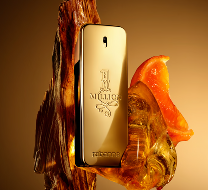 Paco Rabanne 1 Million Eau De Toilette for Men 3.4 oz / 100ml - Luxury Citrus Spicy Woody Cologne