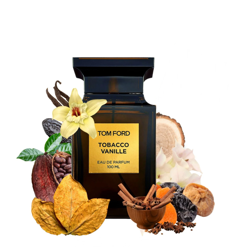 Tom Ford Tobacco Vanille Eau de Parfum Spray 3.4 oz / 100ml – Luxury Warm Spicy Vanilla Unisex Fragrance