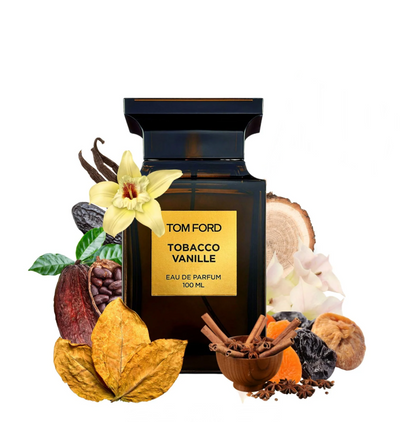 Tom Ford Tobacco Vanille Eau de Parfum Spray 3.4 oz / 100ml – Luxury Warm Spicy Vanilla Unisex Fragrance