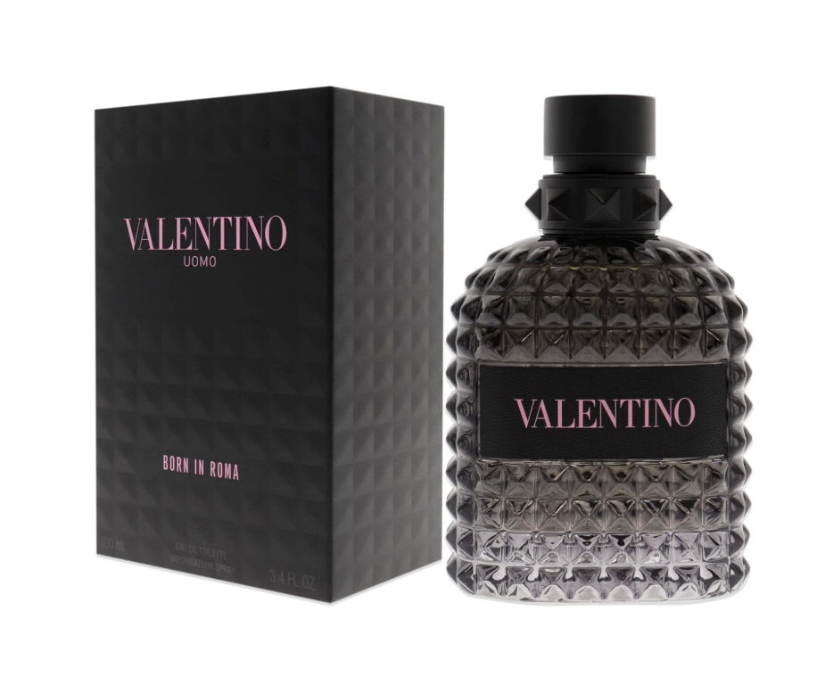 Valentino Uomo Born In Roma Eau De Toilette for Men 3.4 oz / 100ml - Luxury Woody Cologne
