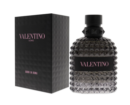 Valentino Uomo Born In Roma Eau De Toilette for Men 3.4 oz / 100ml - Luxury Woody Cologne
