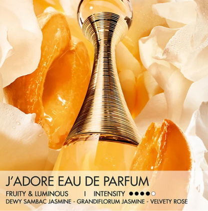 Christian Dior J'adore Eau de Parfum Spray for Women 3.4 oz / 100ml – Iconic Floral Fragrance