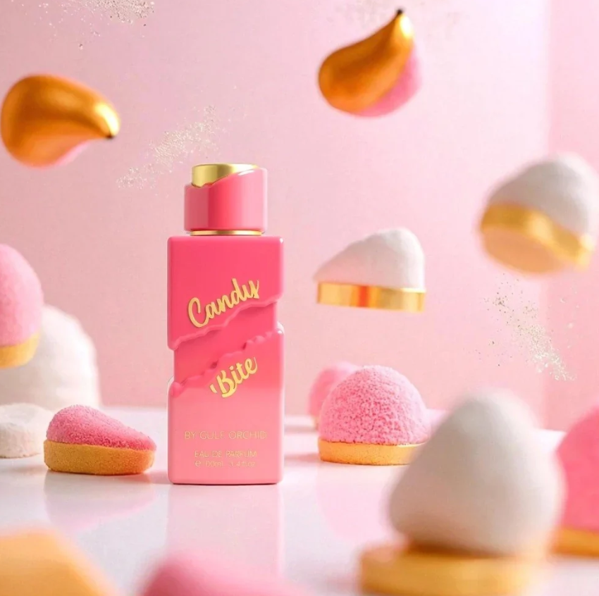 Gulf Orchid Candy Bite Eau de Parfum 3.4 Fl Oz / 100ml - Lovely Fruity Floral Unisex Fragrance