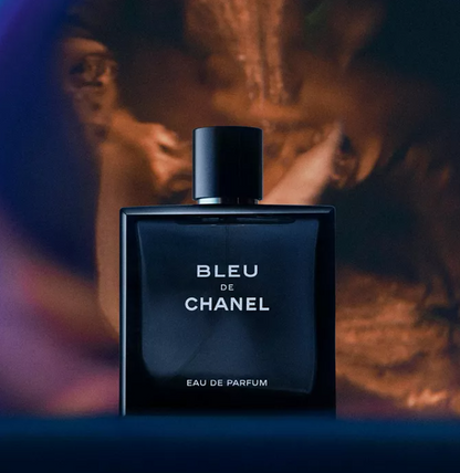 Bleu de CHANEL Paris Eau de Parfum for Men 3.4 oz / 100ml - Luxury Citrus Woody Fragrance Perfume