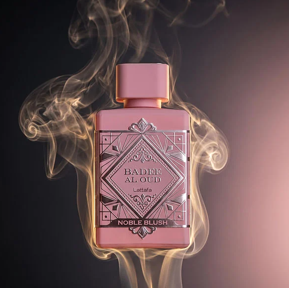 Lattafa Bade’e Al Oud Noble Blush Eau de Parfum for Women 3.4oz / 100ml - Deluxe Creamy Sweet Floral Perfume