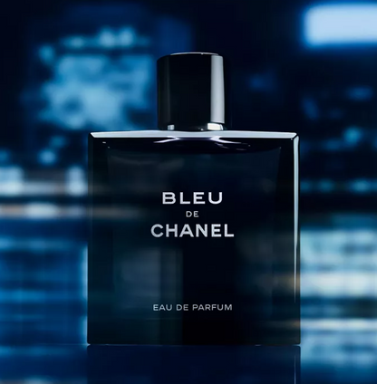 Bleu de CHANEL Paris Eau de Parfum for Men 3.4 oz / 100ml - Luxury Citrus Woody Fragrance Perfume