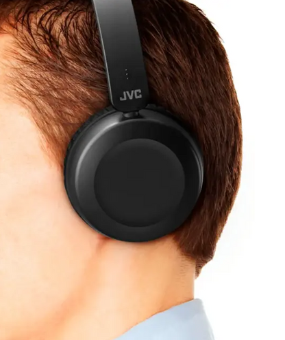 JVC Powerful Sound On Ear Headphones with Built in Microphone (BB)