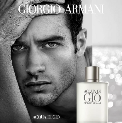 Giorgio Armani Acqua Di Gio Eau De Toilette for Men 3.4 oz / 100ml - Fresh Aquatic Citrus Woody Fragrance Cologne