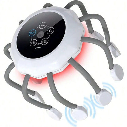 Multi Leg Red Light Intelligent Electric Head Scalp Massager Scratcher and Relaxation Care Device