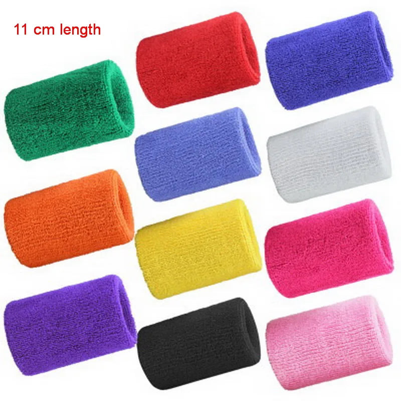 Wrist Sweatband Support Brace for Sports Tennis Basketball Volleyball Gym Wrist Support Sweat Band Towel Bracelet Protector 1pc