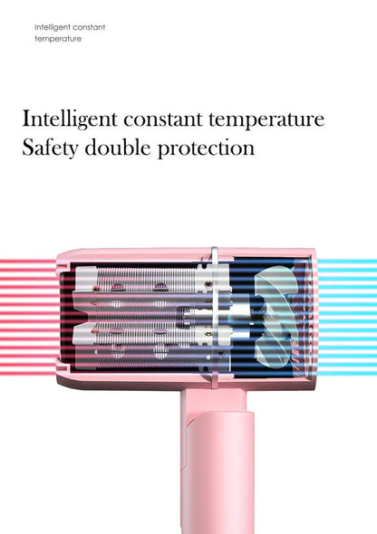 Mini Portable Home and Travel Folding Hair Dryer With Carrying Bag Blow Dryer Hot Air Anion Hair Care Accessories