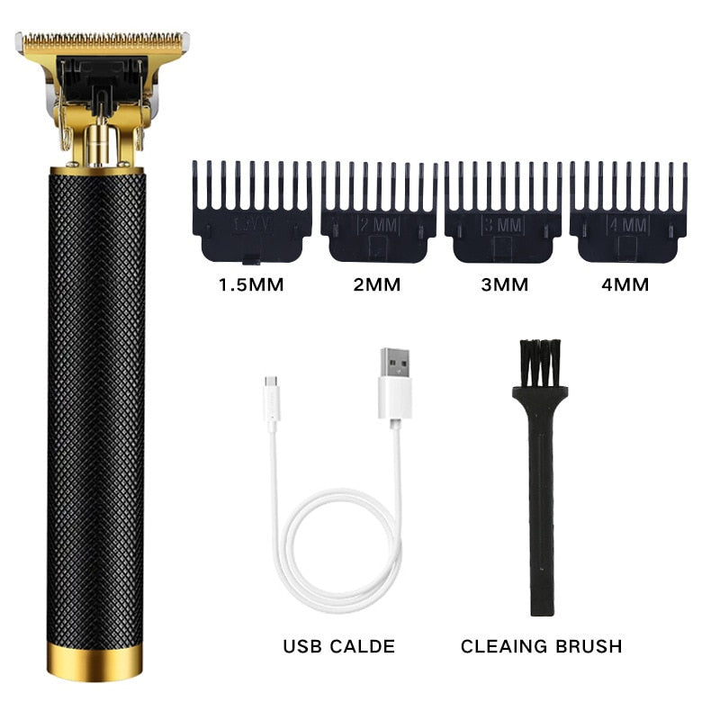 Professional Electric Grooming Kit Hair Clipper Beard Trimmer USB Cordless Haircut Trim Machine