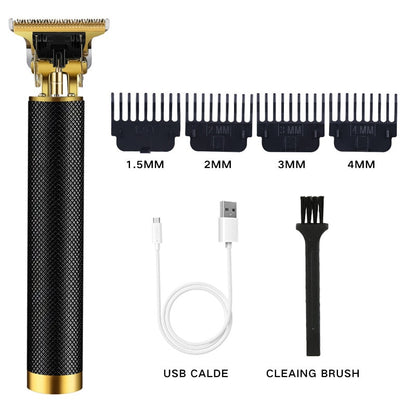 Professional Electric Grooming Kit Hair Clipper Beard Trimmer USB Cordless Haircut Trim Machine