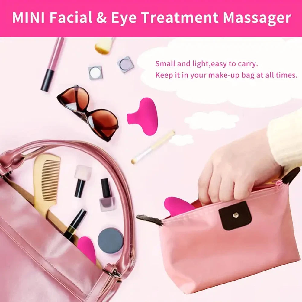 Wrinkle Reduction Anti-Aging Mini Facial and Eye Massager Face/Eye Skin Rejuvenation Reduces Dark Circles Firms Skin Care Tool