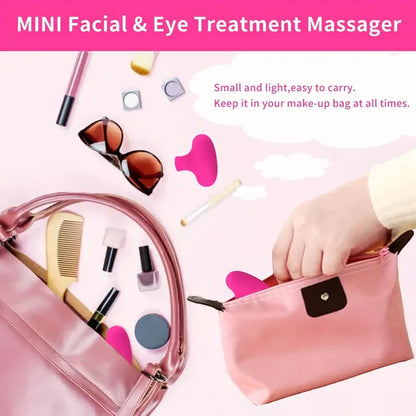 Wrinkle Reduction Anti-Aging Mini Facial and Eye Massager Face/Eye Skin Rejuvenation Reduces Dark Circles Firms Skin Care Tool
