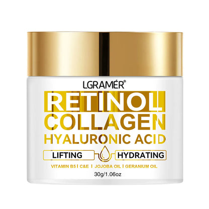 Luxury Retinol Anti-Aging Face Cream – Collagen & Hyaluronic Acid Moisturizer for Wrinkle Reduction & Youthful Radiance