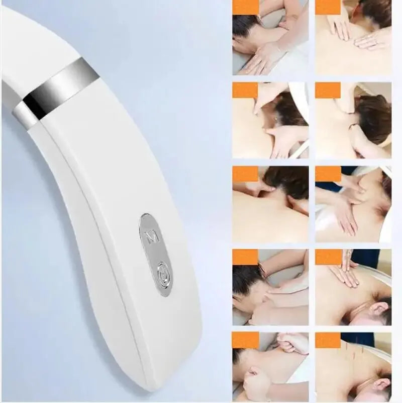 Portable Mini Electronic Neck and Shoulder Massager Deep Tissue Cervical Massage Compression Care Device