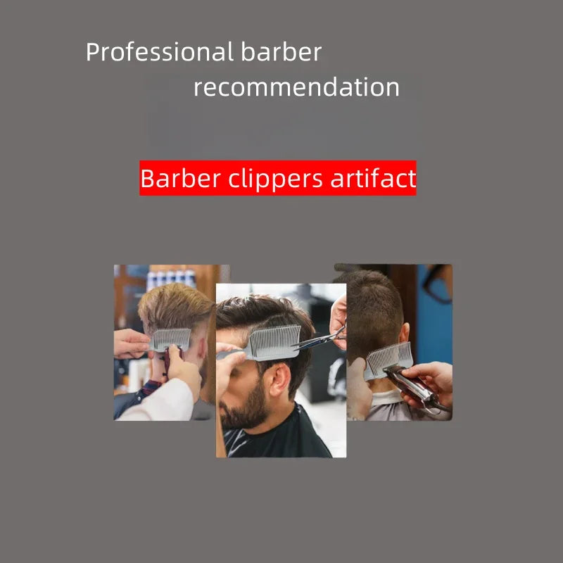 Men's Styling Hair Comb for Blending Fades Styling Arc and Flat Utility Positioning Comb 1pcs