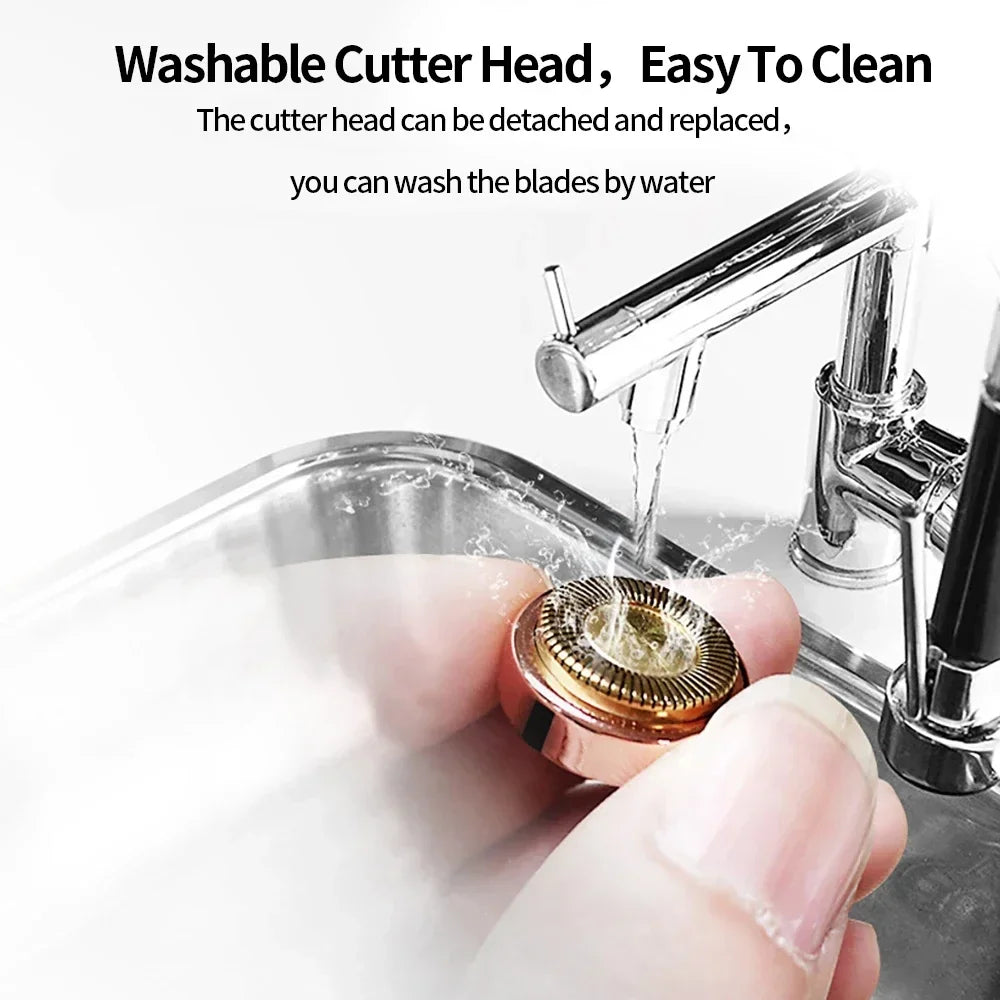 Mini Portable Lipstick Shaped Women's Electric Hair Removal Epilator Trimmer Painless Facial Shaver Small Personal Care Accessories