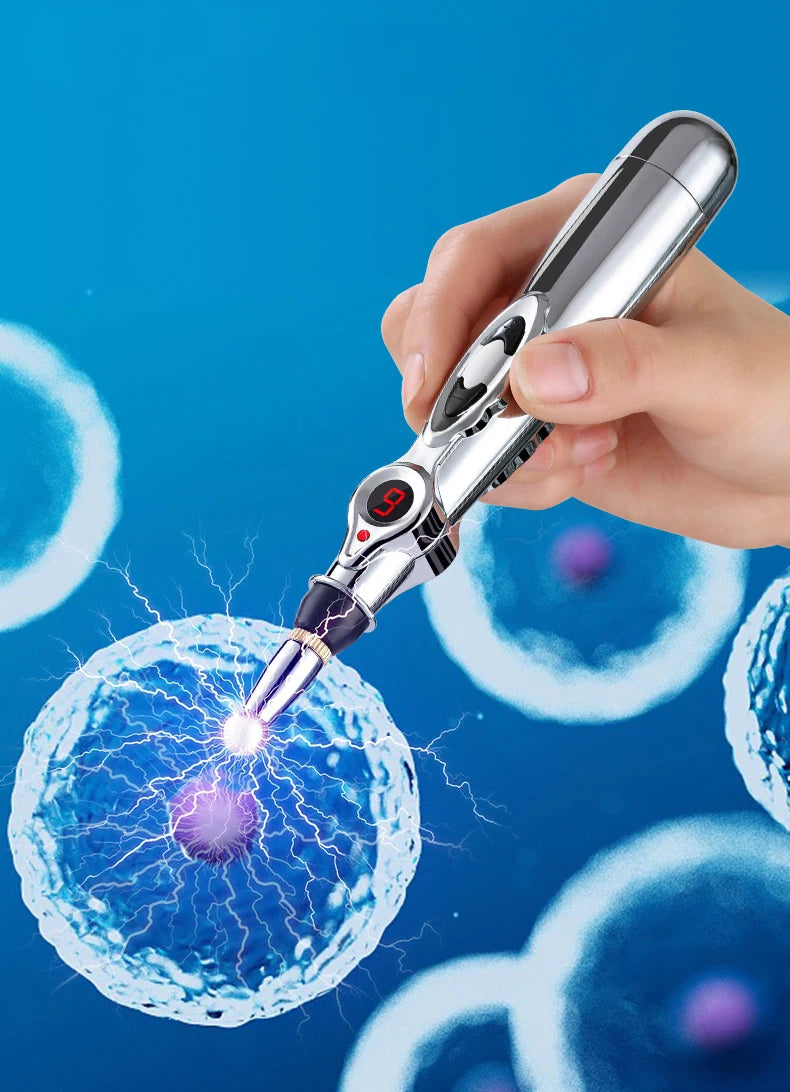 Multi-Function Electronic Acupuncture Massage Pen Meridian Pressing Energy Therapy Pain Relieving Tool