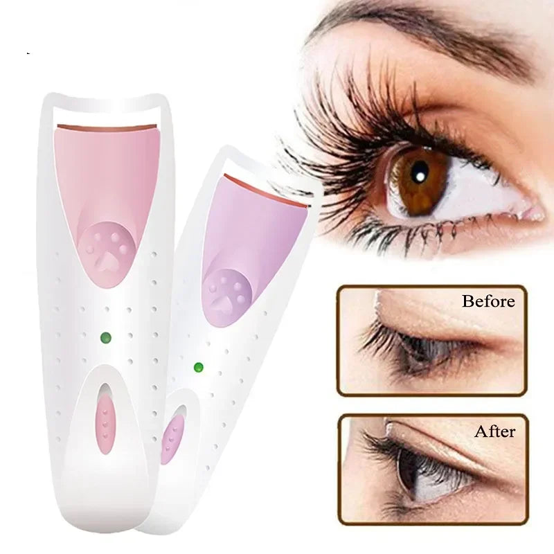 Portable Electric Eyelash Curler Fast Heating Shaping Curling Lasting Eyelash Enhancer