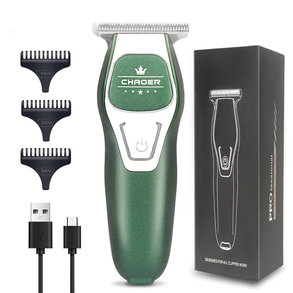 Mini Portable Electric Hair Trimmer Clipper Small Head and Beard Shaver Barber Style Tool for Haircuts and Trimming