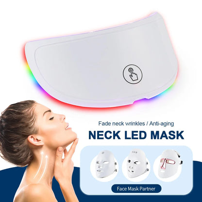Wireless New Technology Face and Neck Anti Aging LED Beauty Mask Skin Rejuvenation Skin Tightening Anti-Acne Anti Wrinkle Skin Care Massager USB Chargeable