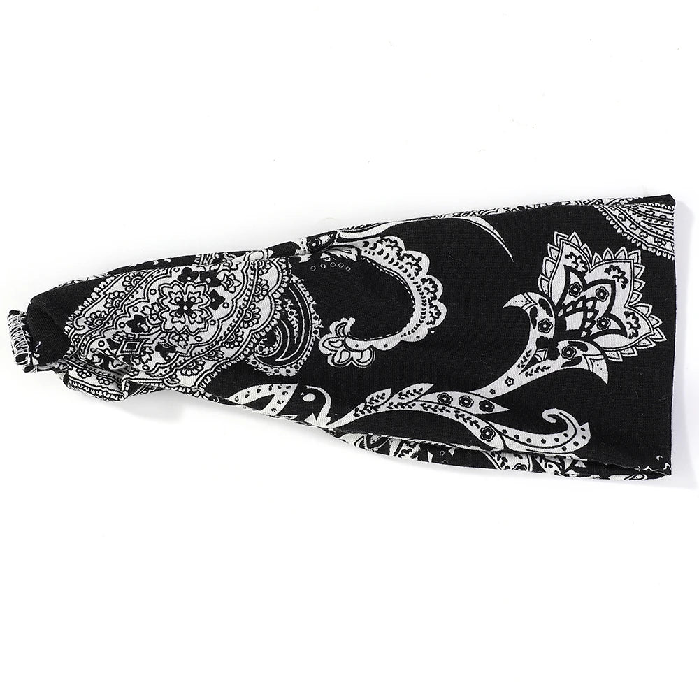 Sports Fashion Fitness Headbands Hairbands Snake Leopard Pattern Women's Postpartum Leisure Home Headwear Scrunchies