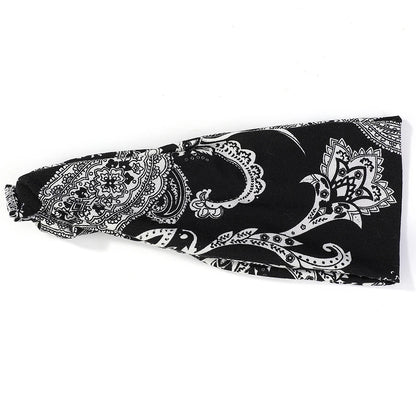 Sports Fashion Fitness Headbands Hairbands Snake Leopard Pattern Women's Postpartum Leisure Home Headwear Scrunchies