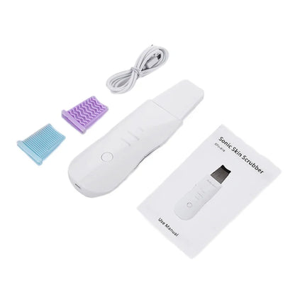 Ultrasonic Electric Facial Cleaning and Massaging Kit with Skin Scrubber, Blackhead Remover Pore Cleaner, Nano Face Steamer, Facial Massager and Eye Beauty Pen