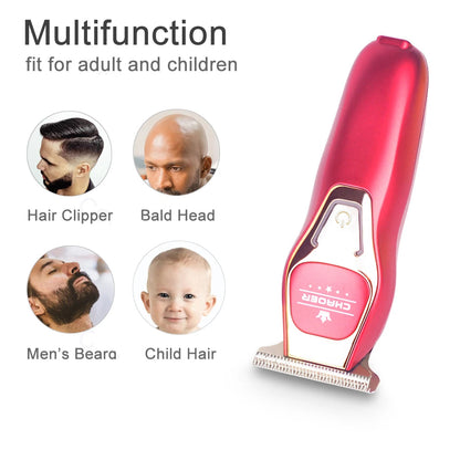 Mini Portable Electric Hair Trimmer Clipper Small Head and Beard Shaver Barber Style Tool for Haircuts and Trimming