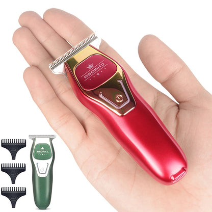 Mini Portable Electric Hair Trimmer Clipper Small Head and Beard Shaver Barber Style Tool for Haircuts and Trimming