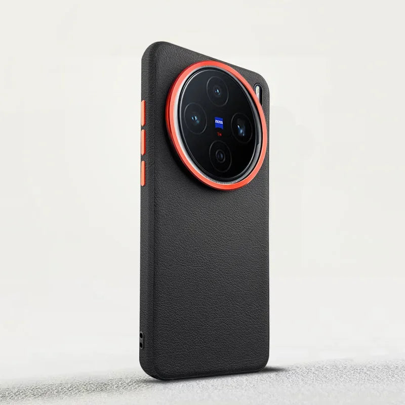 Luxury Leather Phone Case for Vivo X200 Pro Mini X100 Ultra X100s Pro Protective Cover