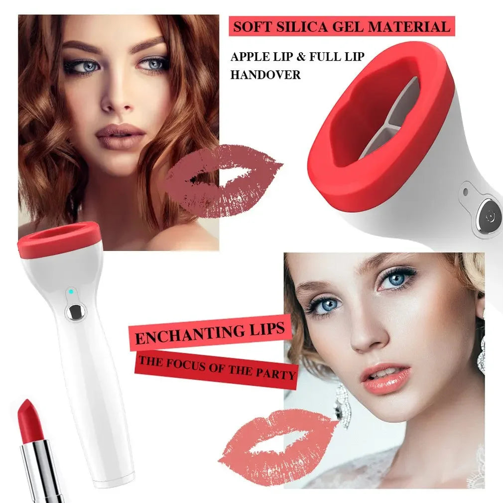 Automatic Electric Silicone Lip Plumper Beauty Device Tool for Fuller Bigger Thicker Lips