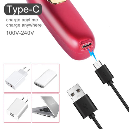 Mini Portable Electric Hair Trimmer Clipper Small Head and Beard Shaver Barber Style Tool for Haircuts and Trimming