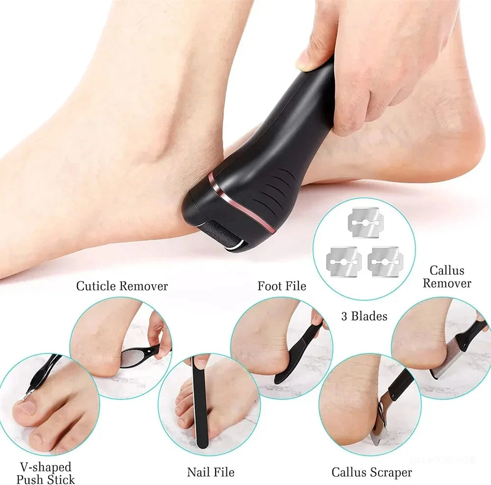 Professional Electric Grinding Pedicure Tools for Heels Foot Care Sandpaper File Dead Hard Skin Callus Remover Personal Care Tools