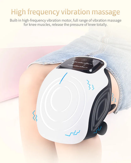 LED Touch Screen Multifunctional Smart Vibration Knee Massager Relax Muscles and Relieve Joint Discomfort