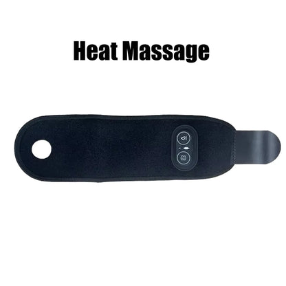 USB Electric Heating Wrist Vibration Strap Massager Three Gear Hot Compress Wrist Support Brace to Relieve Tendonitis