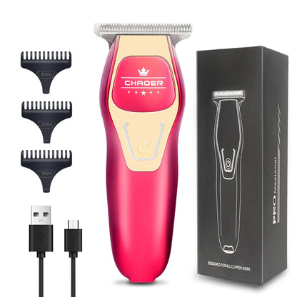 Mini Portable Electric Hair Trimmer Clipper Small Head and Beard Shaver Barber Style Tool for Haircuts and Trimming