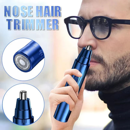 Low Noise Powerful Electric Nose and Ear Hair Trimmer Remover for Men and Women - High Torque Motor Perfect for Hair Removal