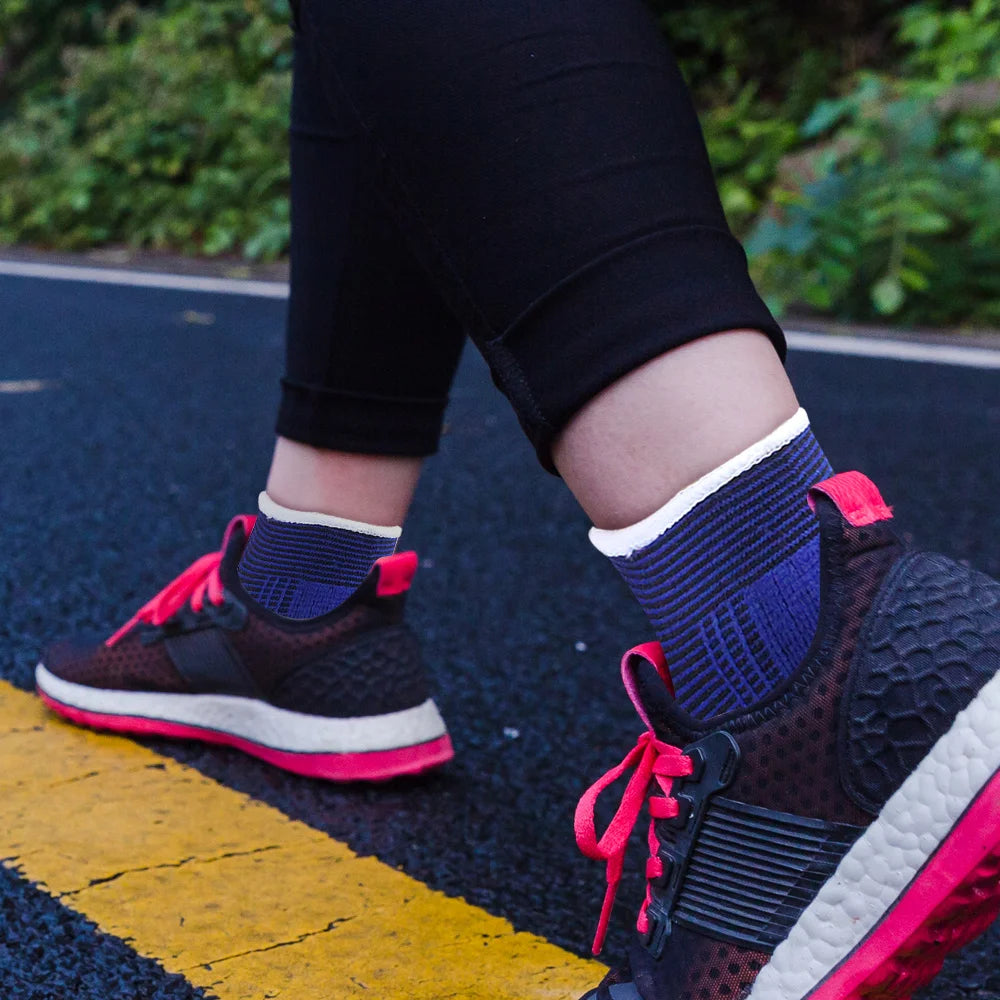 Super Soft Elastic Ankle Sleeve Open Heel Support Protection for Gym Running Foot Bandage Ankle Brace Guard Sport Fitness 1 Pair