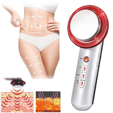 Ultrasonic 3 In 1 Infrared EMS Cavitation Facial Lifting and Body Slimming Weight Loss Massager Galvanic Lipo Fat Burner Machine